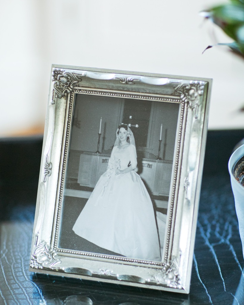 family heirlooms, mom's wedding picture